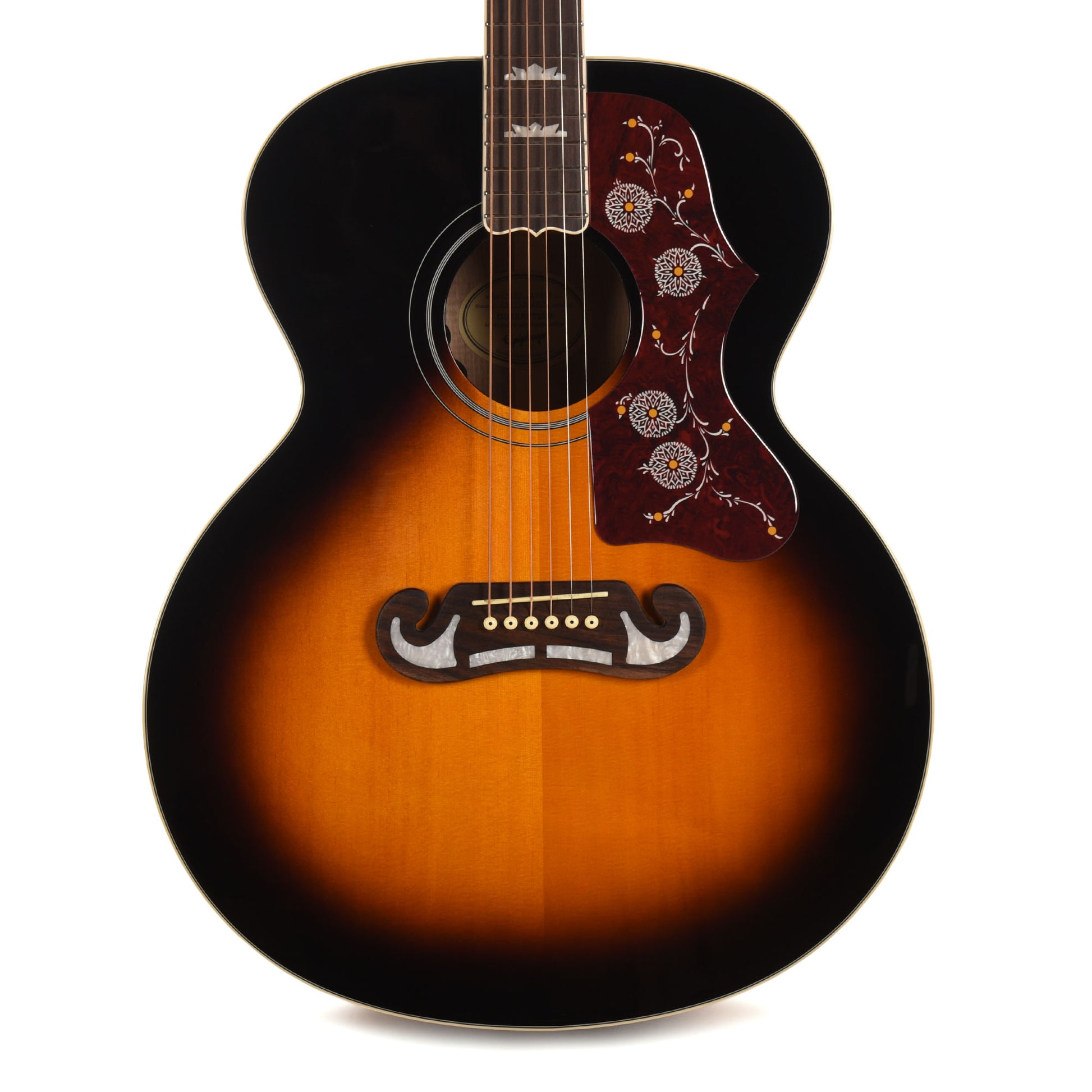 Epiphone Modern J-200 Studio EC Vintage Sunburst Acoustic Guitars / Jumbo