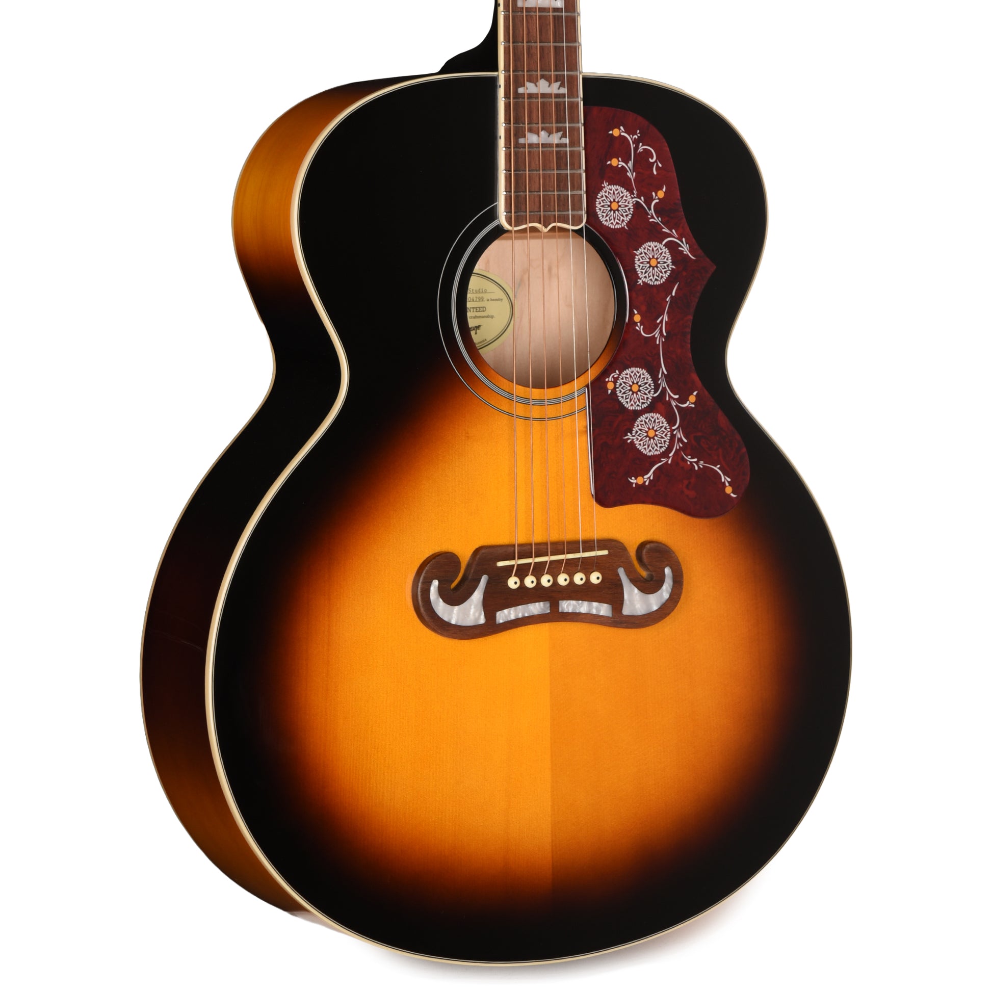 Epiphone Modern J-200 Studio Vintage Sunburst Acoustic Guitars / Jumbo