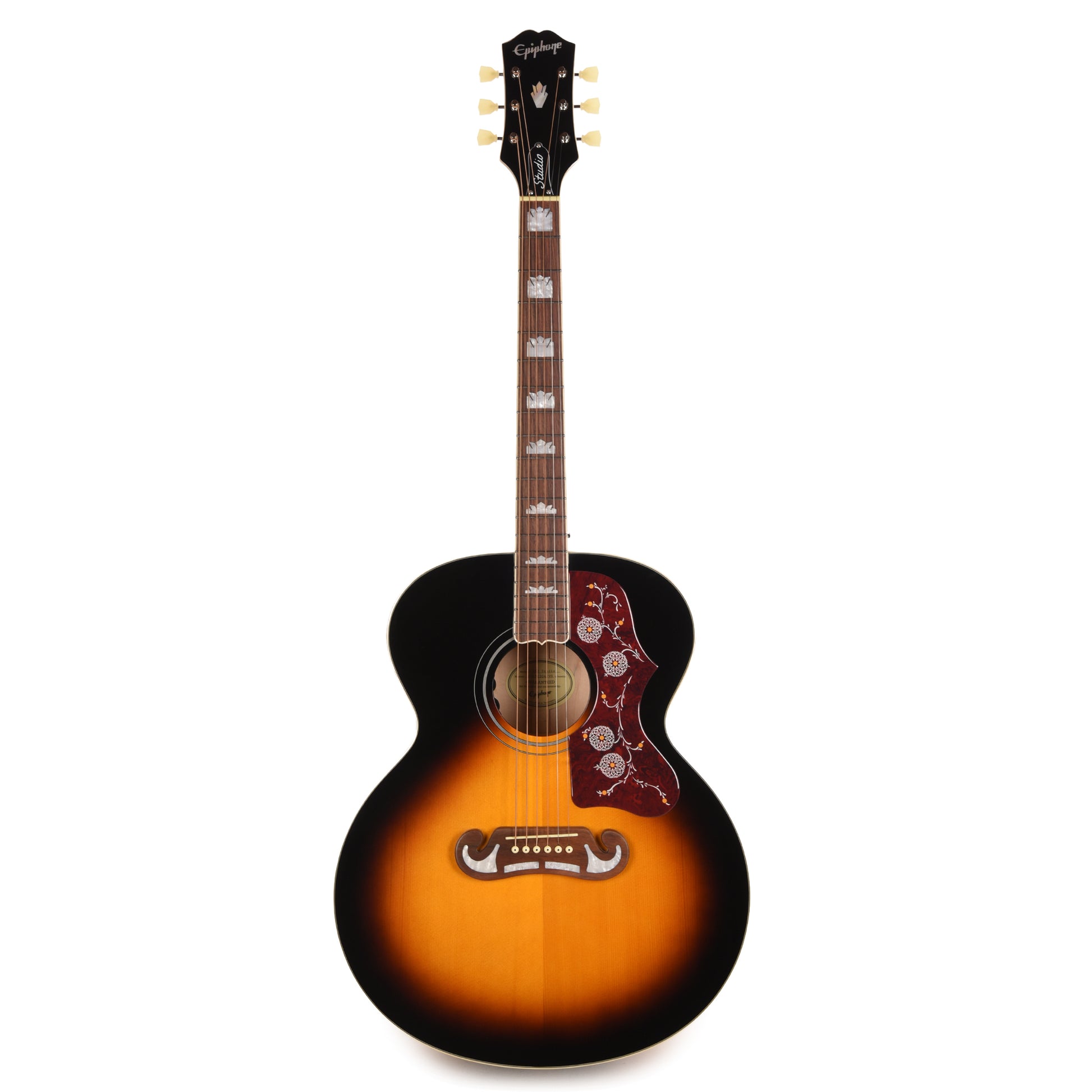 Epiphone Modern J-200 Studio Vintage Sunburst Acoustic Guitars / Jumbo