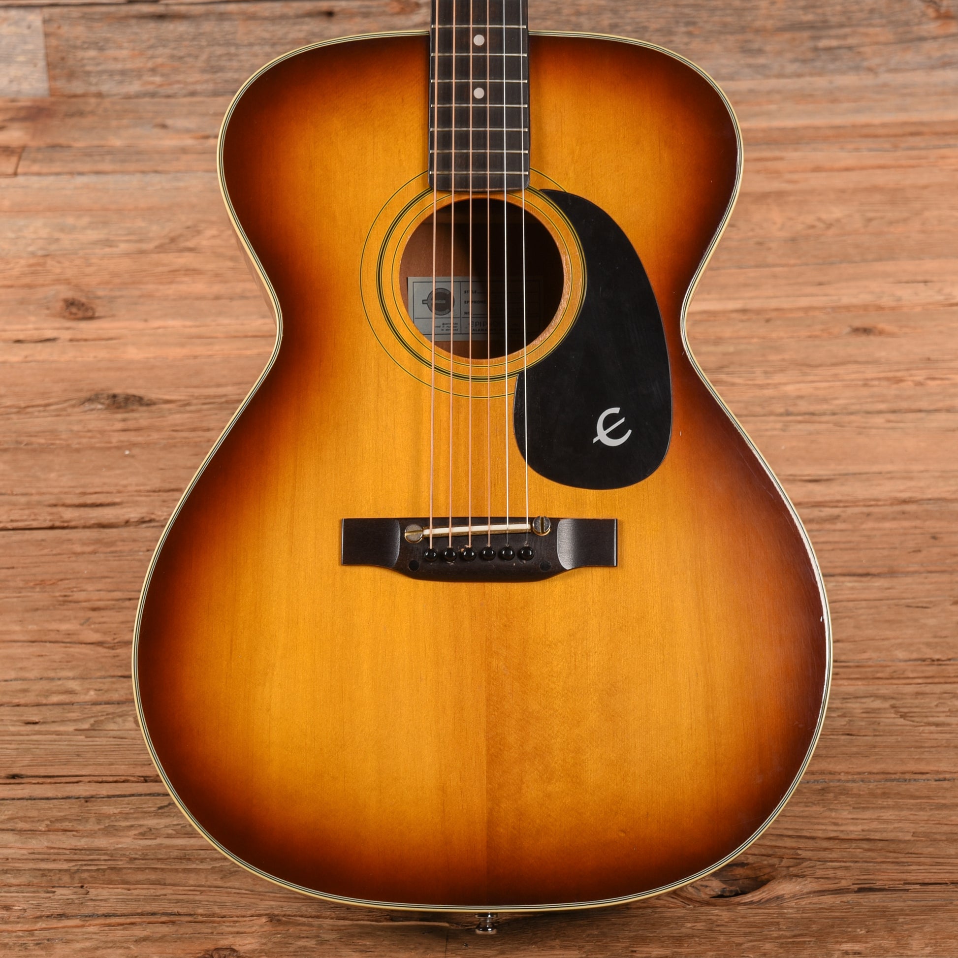 Epiphone FT-130SB Caballero Sunburst 1970s Acoustic Guitars / OM and Auditorium