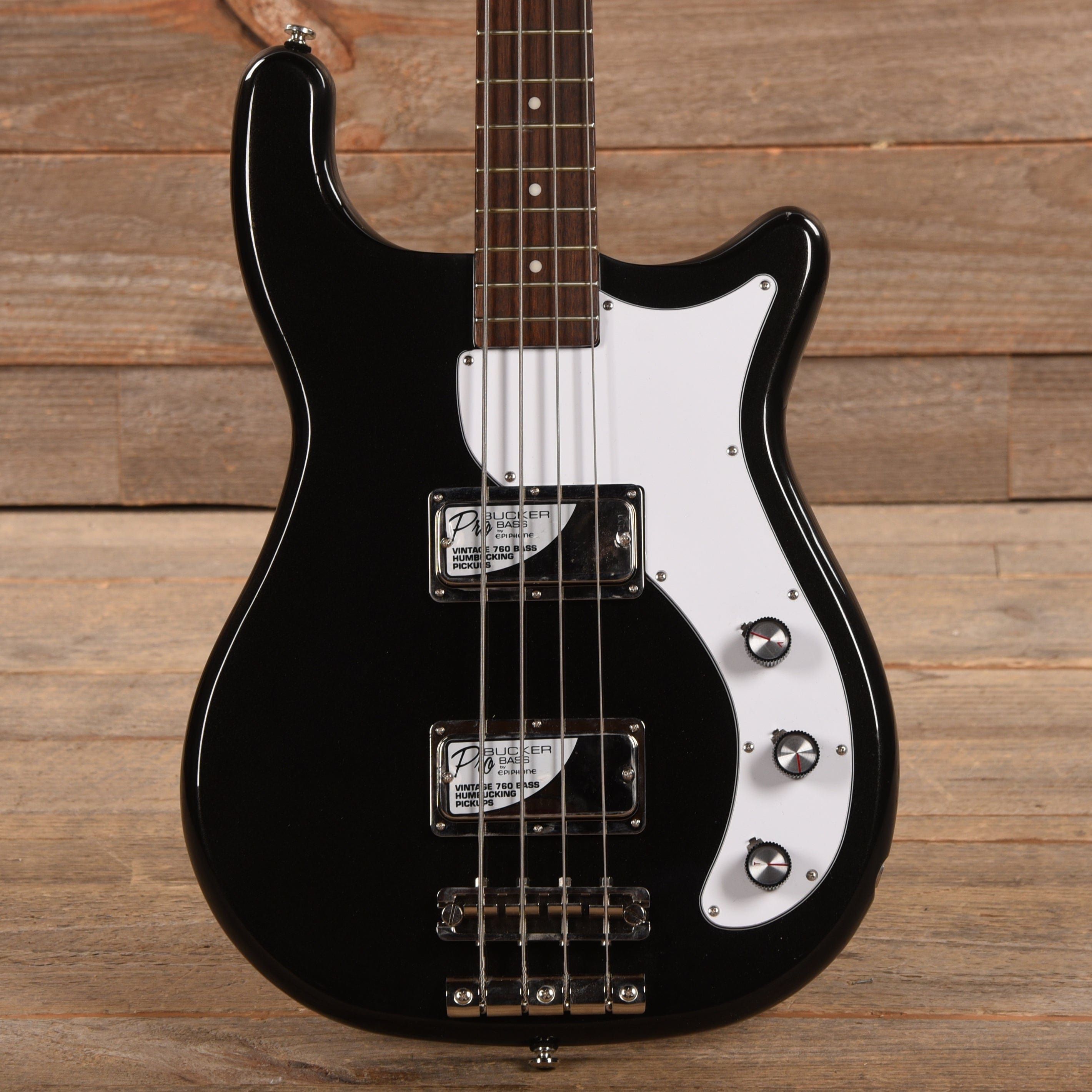 Epiphone Embassy Bass Graphite Black Bass Guitars / 4-String