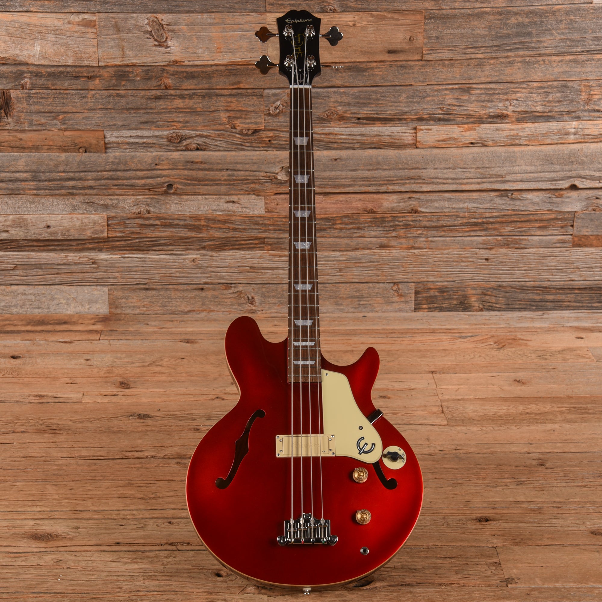 Epiphone Jack Casady Bass Sparkling Burgundy 2022 Bass Guitars / 4-String