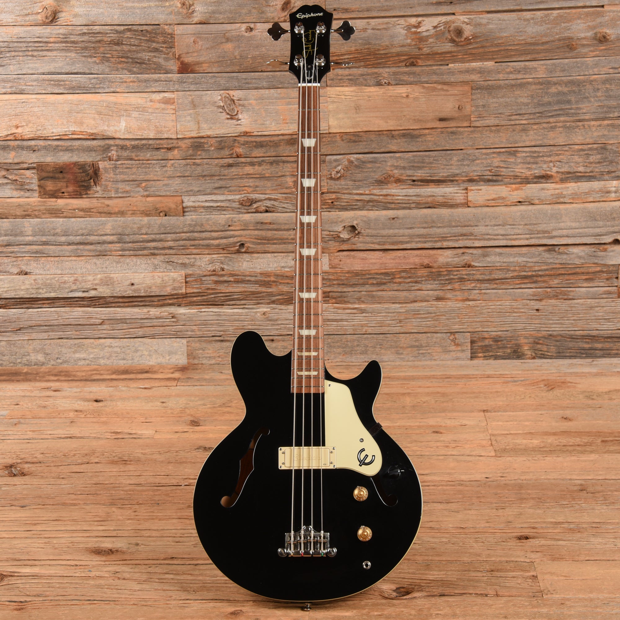 Epiphone Jack Casady Signature Bass Ebony 2019 Bass Guitars / 4-String