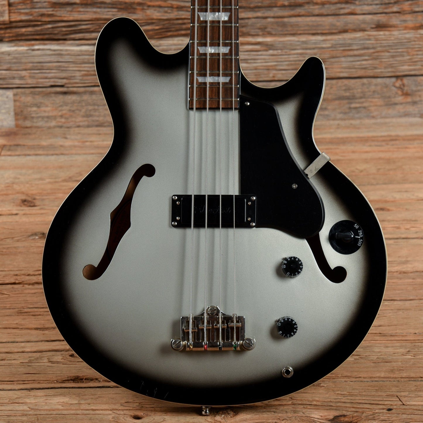 Epiphone Jack Casady Signature Bass Silverburst 2012 Bass Guitars / 4-String