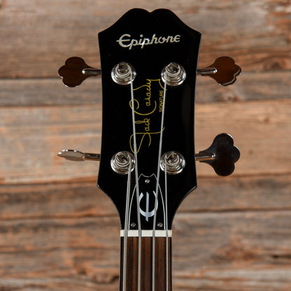 Epiphone Jack Casady Signature Bass Silverburst 2012 Bass Guitars / 4-String