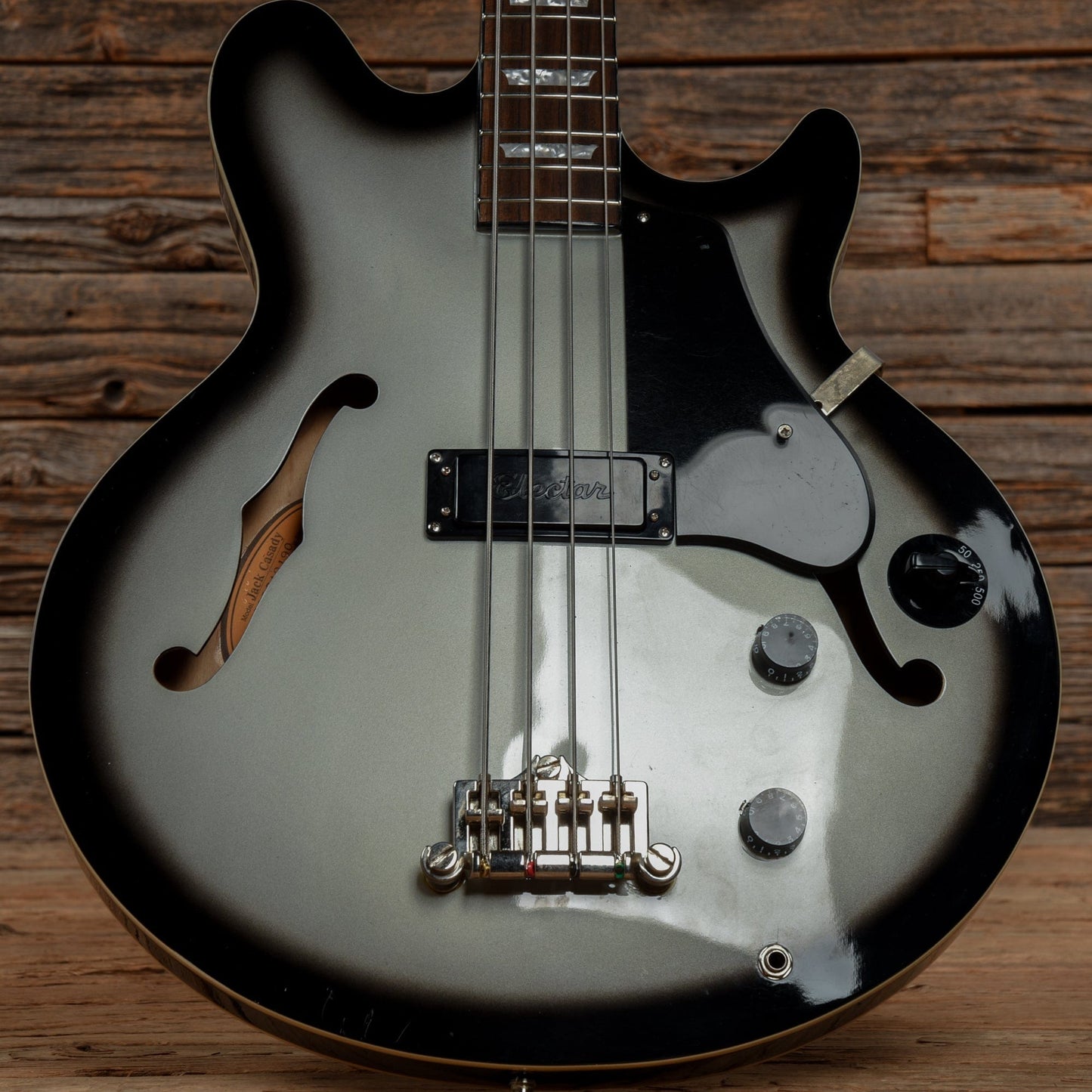 Epiphone Jack Casady Signature Bass Silverburst 2012 Bass Guitars / 4-String