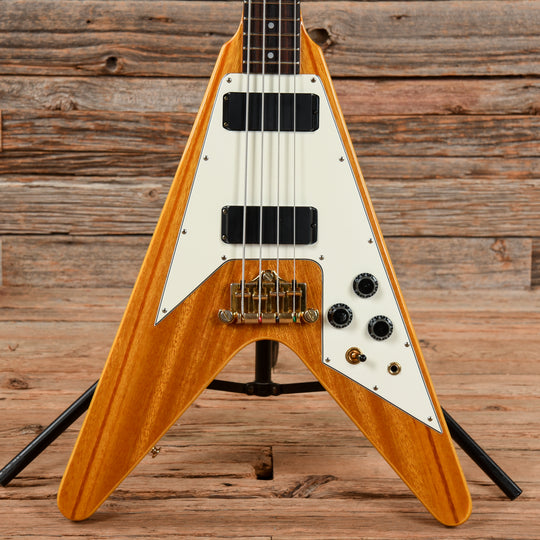 Epiphone Korina Flying V Bass Natural 1999 Bass Guitars / 4-String