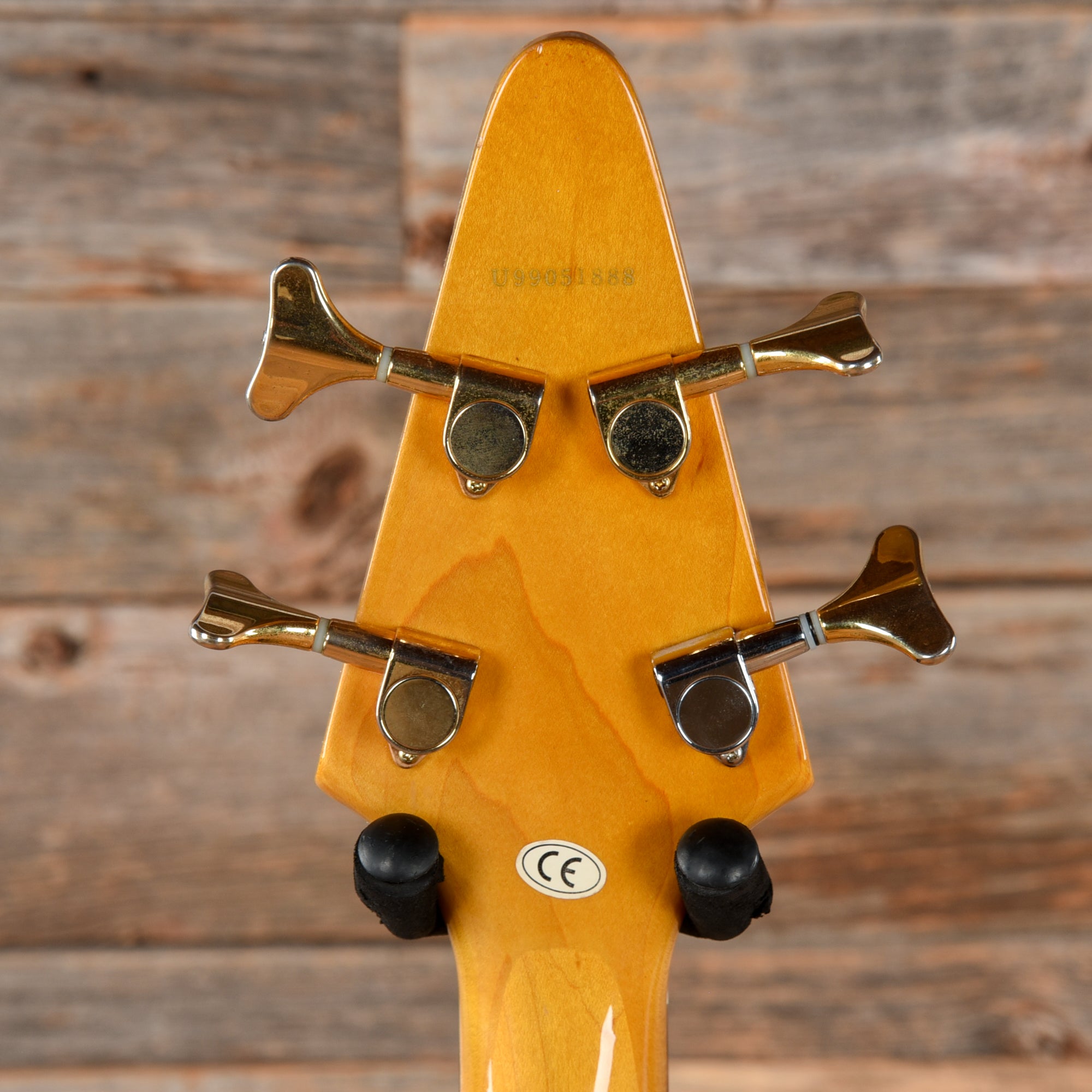 Epiphone Korina Flying V Bass Natural 1999 Bass Guitars / 4-String