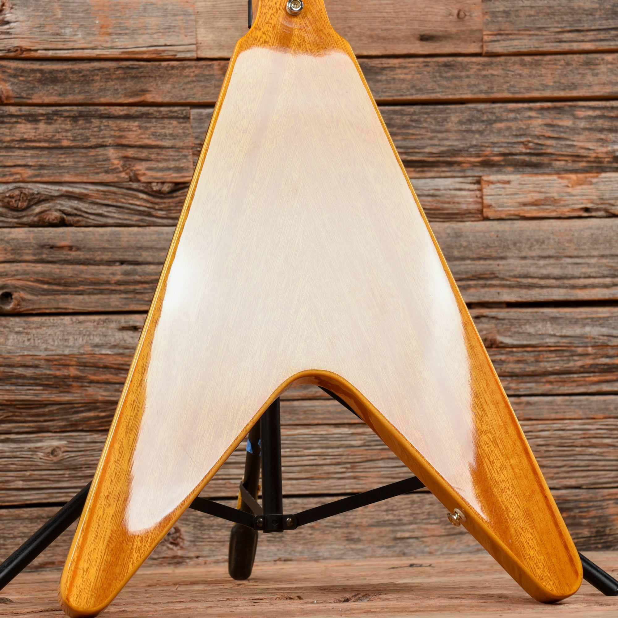 Epiphone Korina Flying V Bass Natural 1999 Bass Guitars / 4-String
