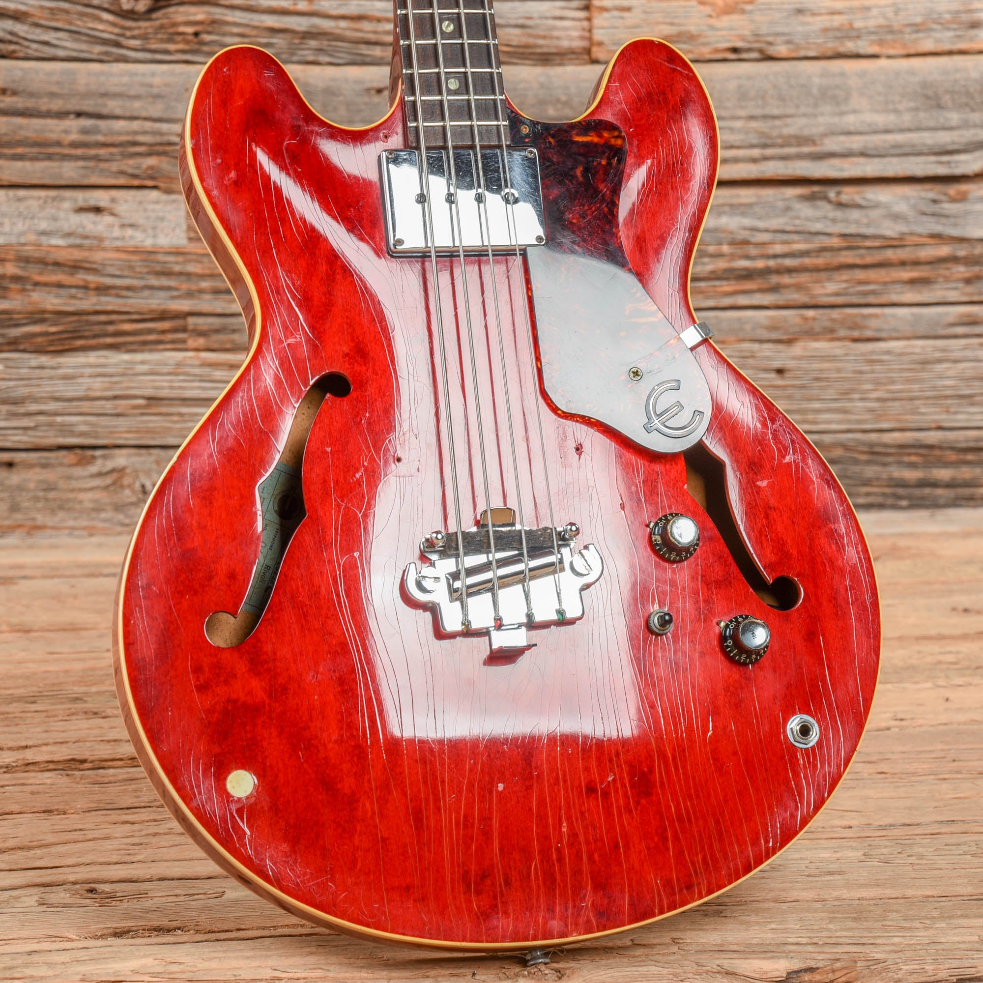 Epiphone Rivoli Cherry 1967 Bass Guitars / 4-String