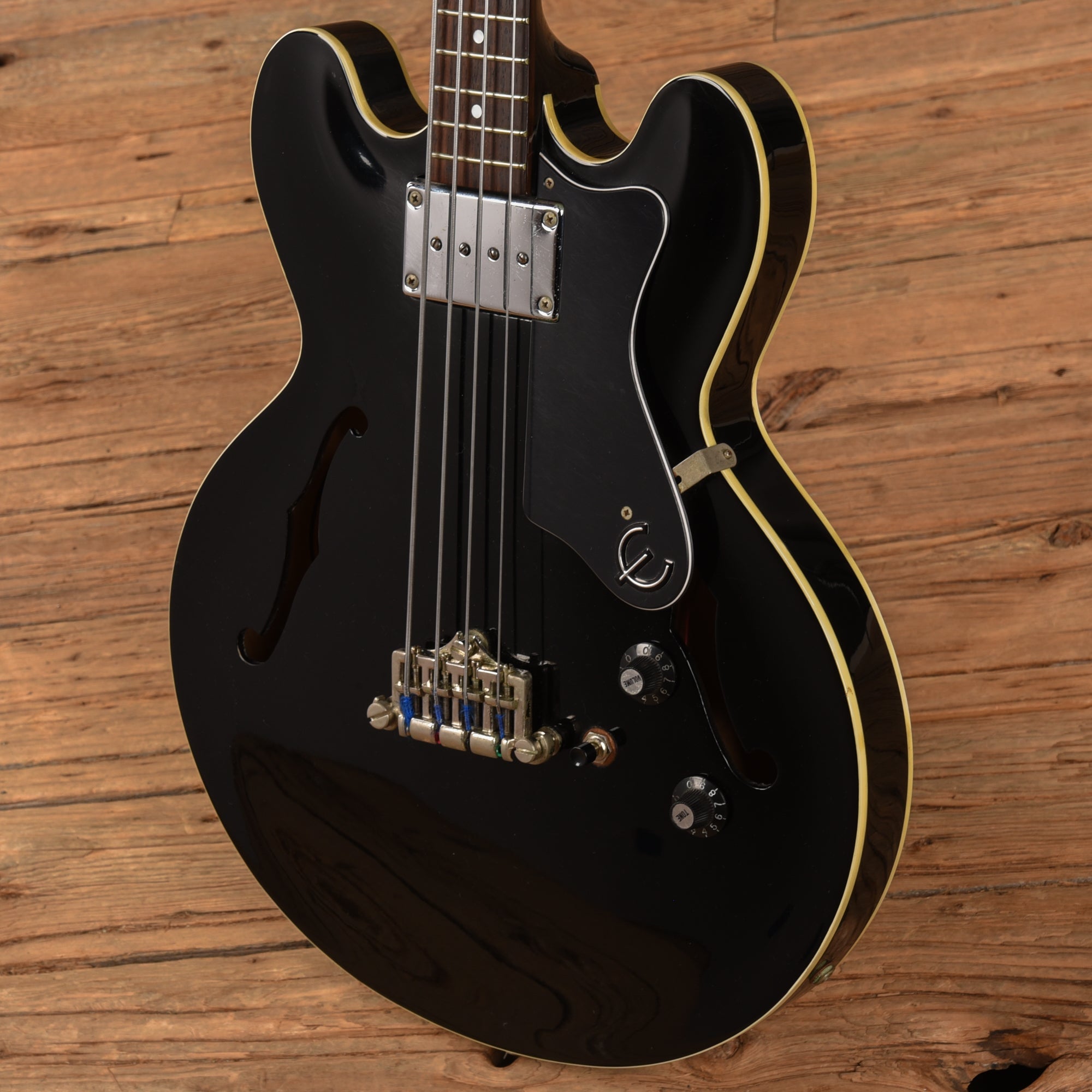 Epiphone Rivoli EB Black 1994 Bass Guitars / 4-String