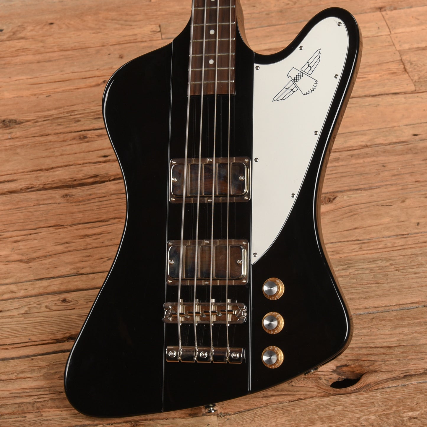 Epiphone Thunderbird Bass Black - Dave Amato of REO Speedwagon Bass Guitars / 4-String