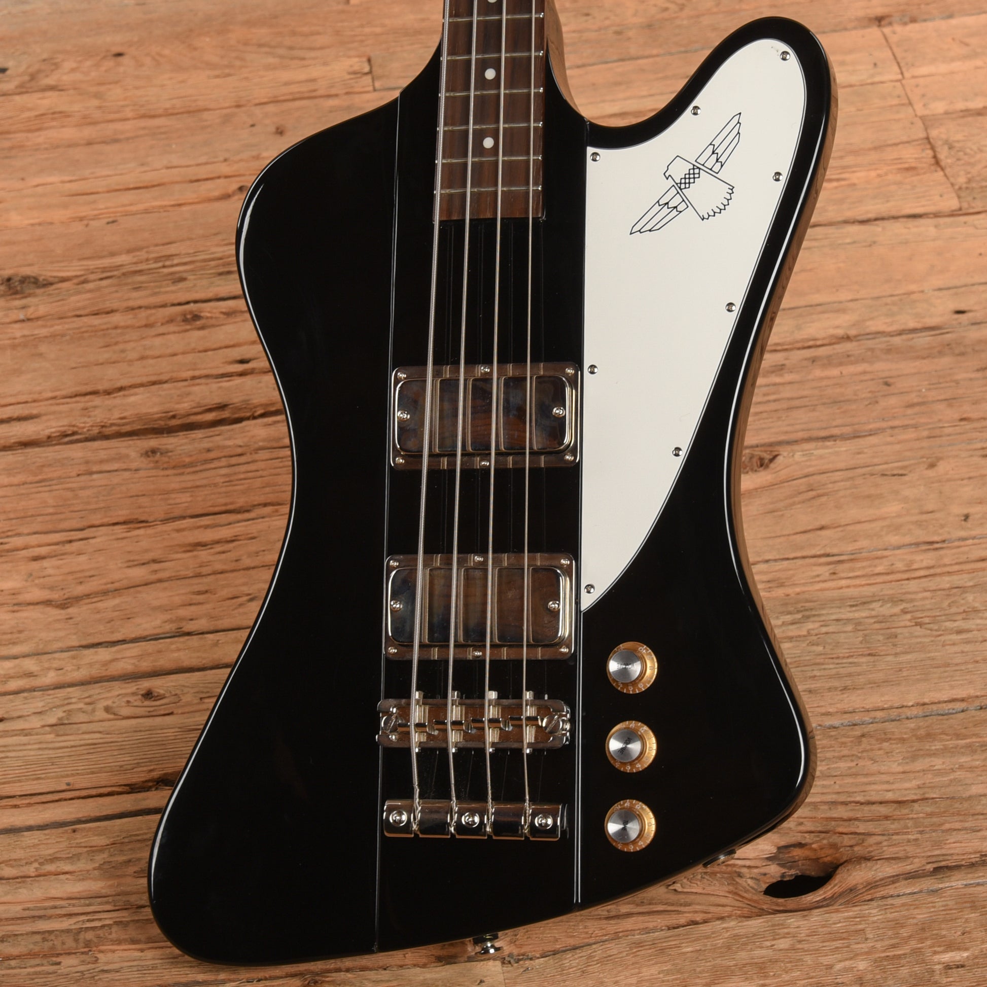 Epiphone Thunderbird Bass Black - Dave Amato of REO Speedwagon Bass Guitars / 4-String