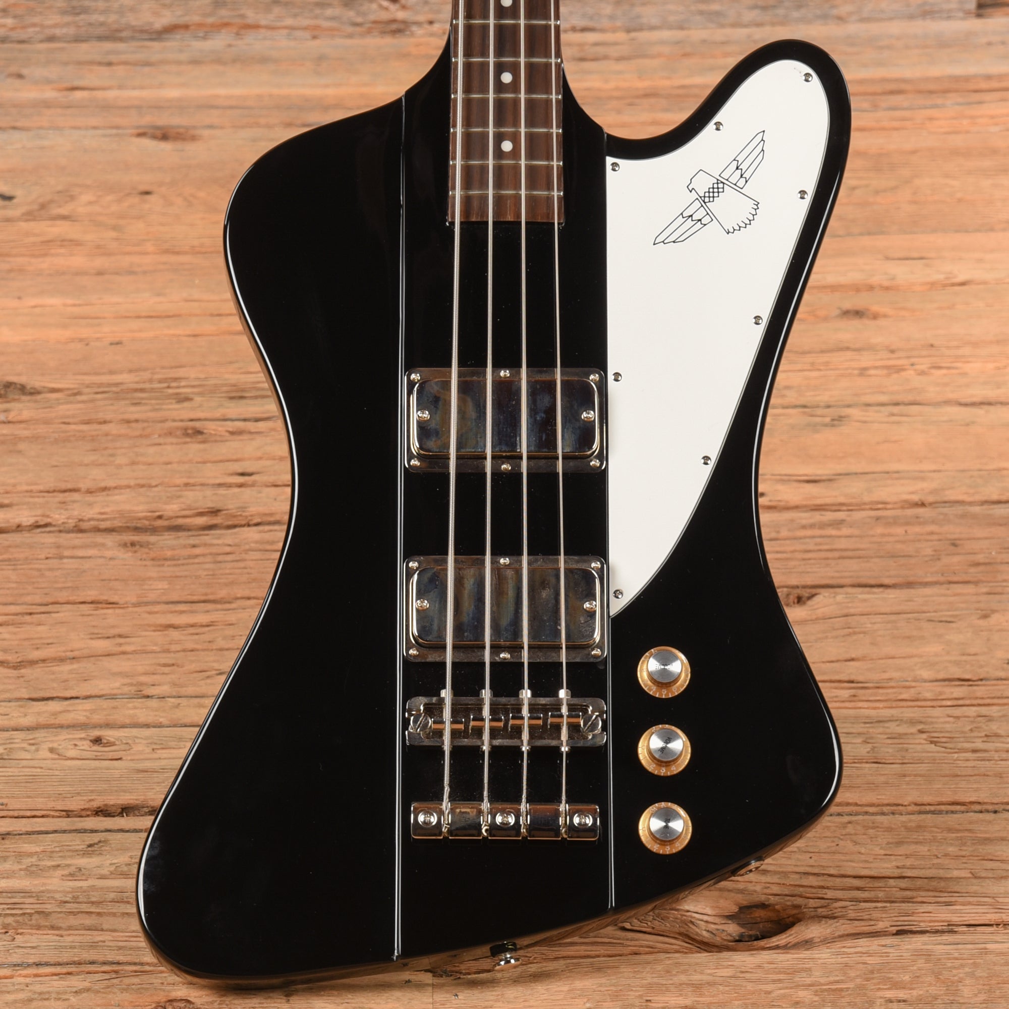 Epiphone Thunderbird Bass Black - Dave Amato of REO Speedwagon Bass Guitars / 4-String