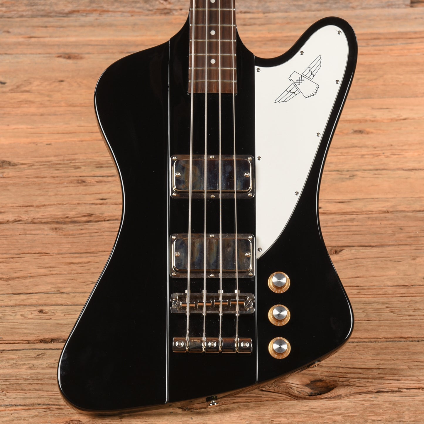 Epiphone Thunderbird Bass Black - Dave Amato of REO Speedwagon Bass Guitars / 4-String