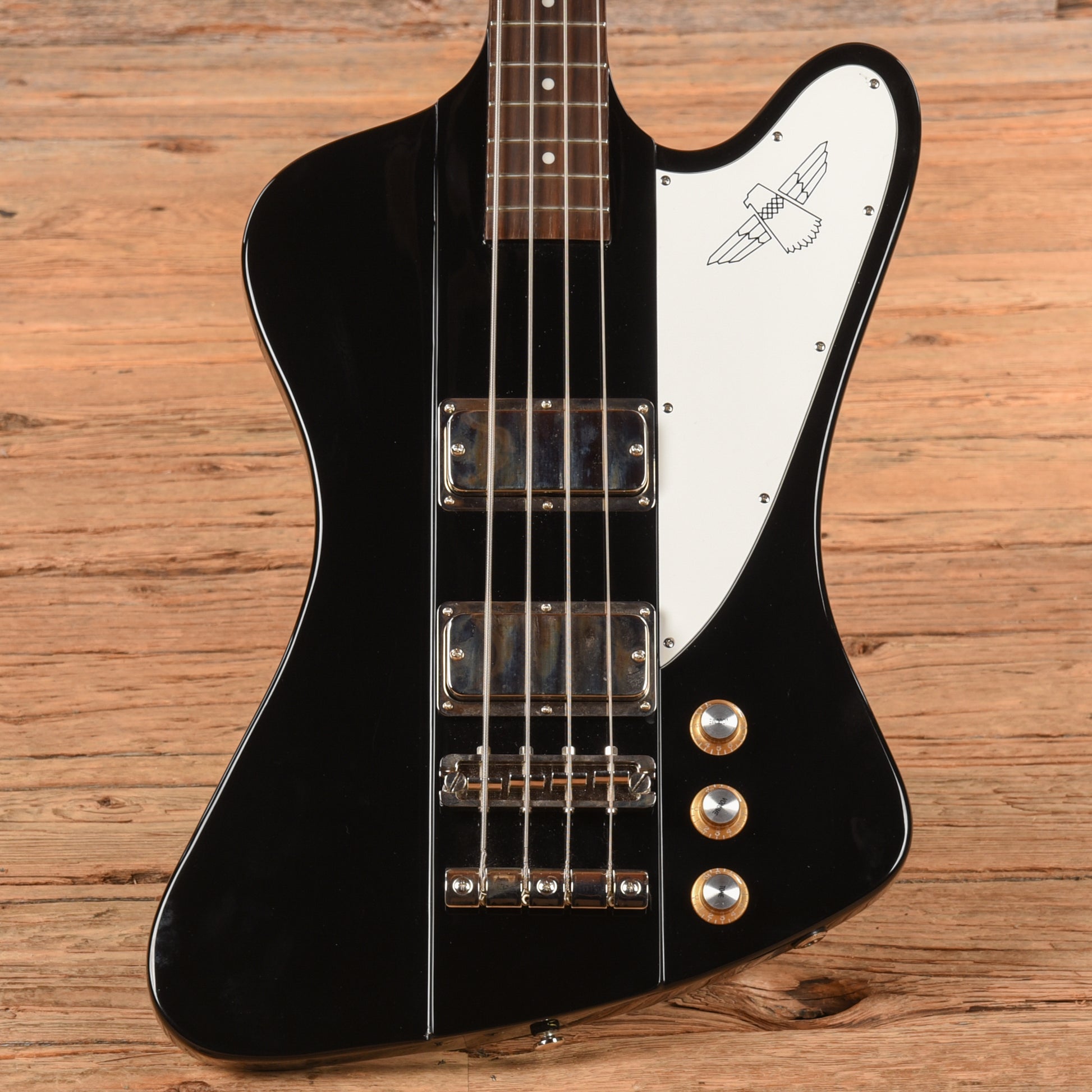 Epiphone Thunderbird Bass Black - Dave Amato of REO Speedwagon Bass Guitars / 4-String