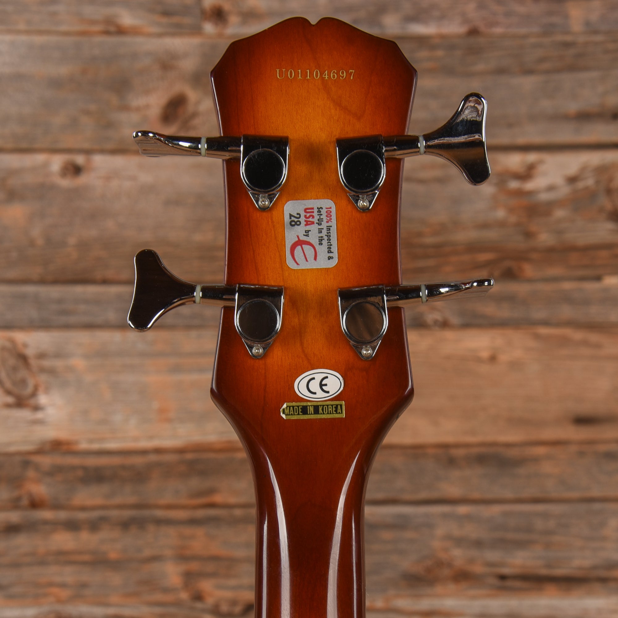 Epiphone Viola Bass Sunburst 2001 Bass Guitars / 4-String