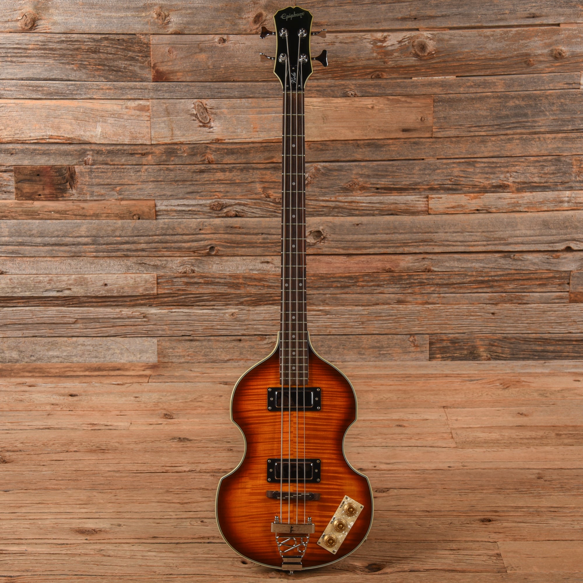 Epiphone Viola Bass Sunburst 2001 Bass Guitars / 4-String