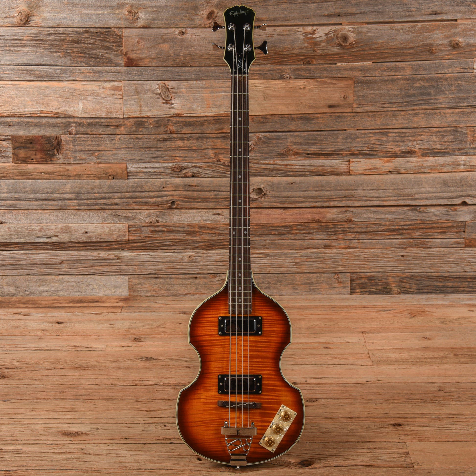 Epiphone Viola Bass Sunburst 2001 Bass Guitars / 4-String