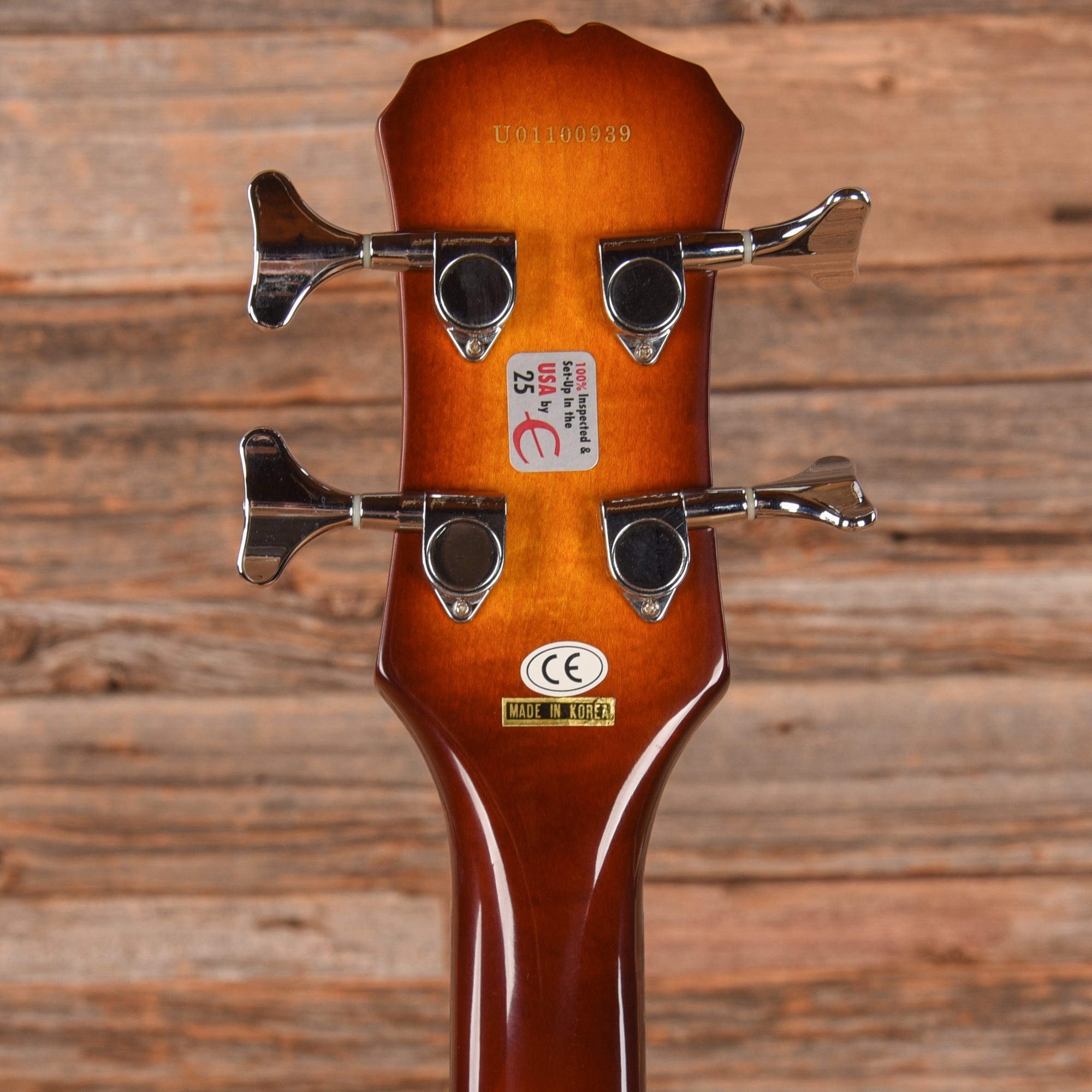 Epiphone Viola Bass Sunburst 2001 Bass Guitars / 4-String