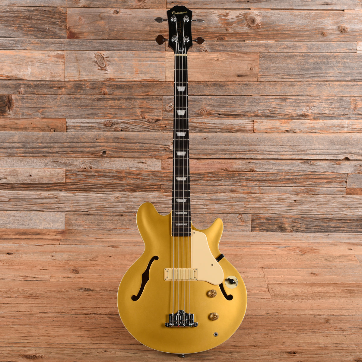 Epiphone Jack Casady Bass Gold 2008 Bass Guitars