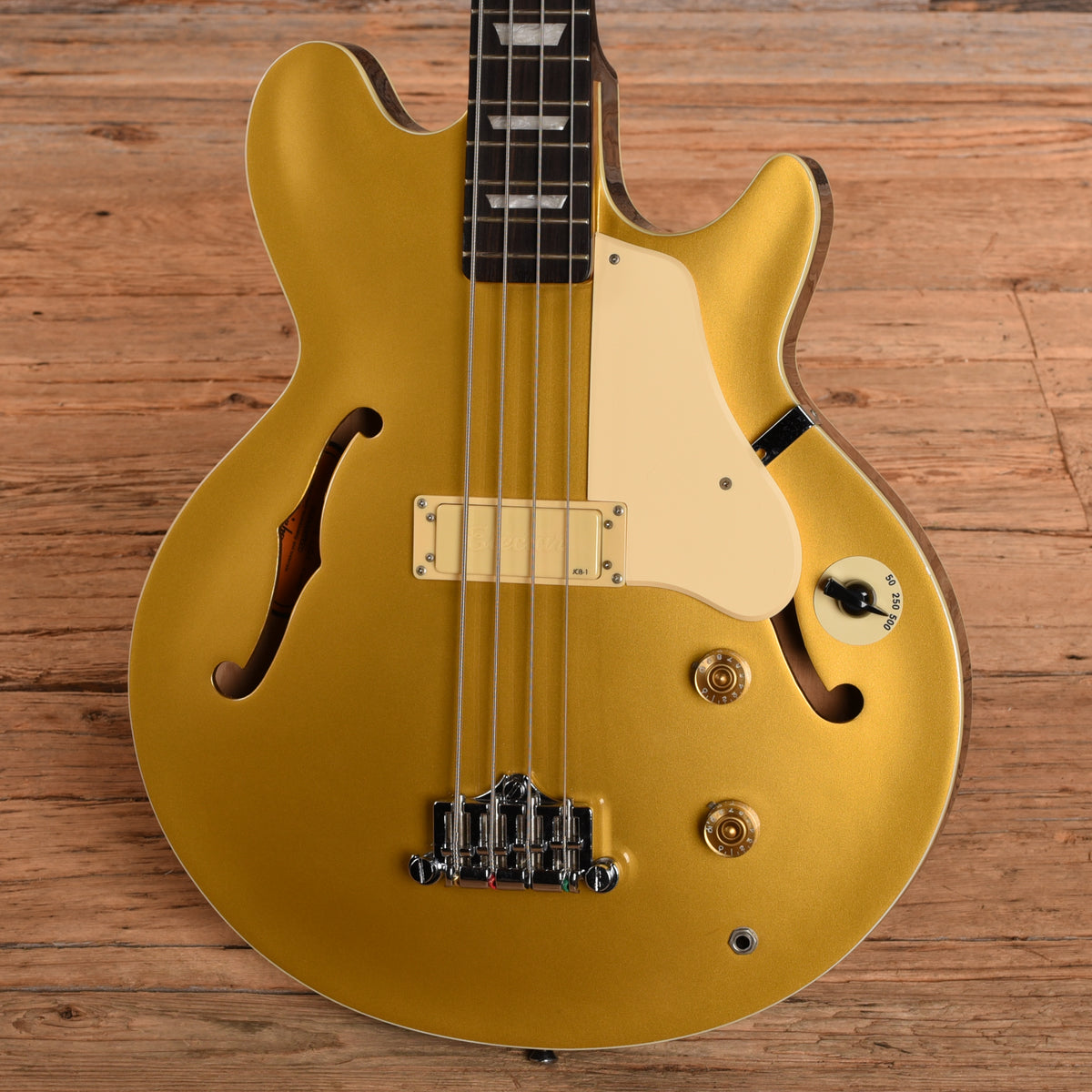 Epiphone Jack Casady Bass Gold 2008 Bass Guitars