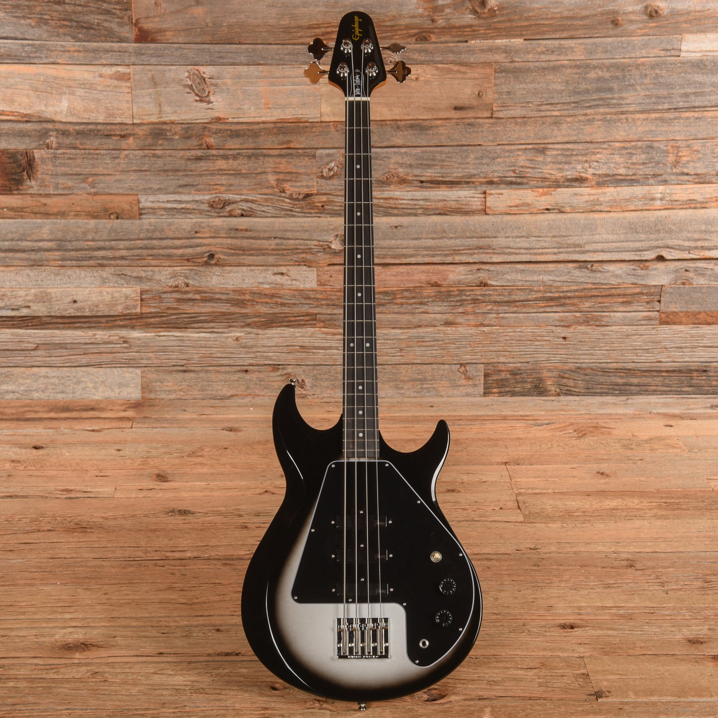 Epiphone Mike Dirnt Signature Grabber G-3 Bass Silverburst 2025 Bass Guitars