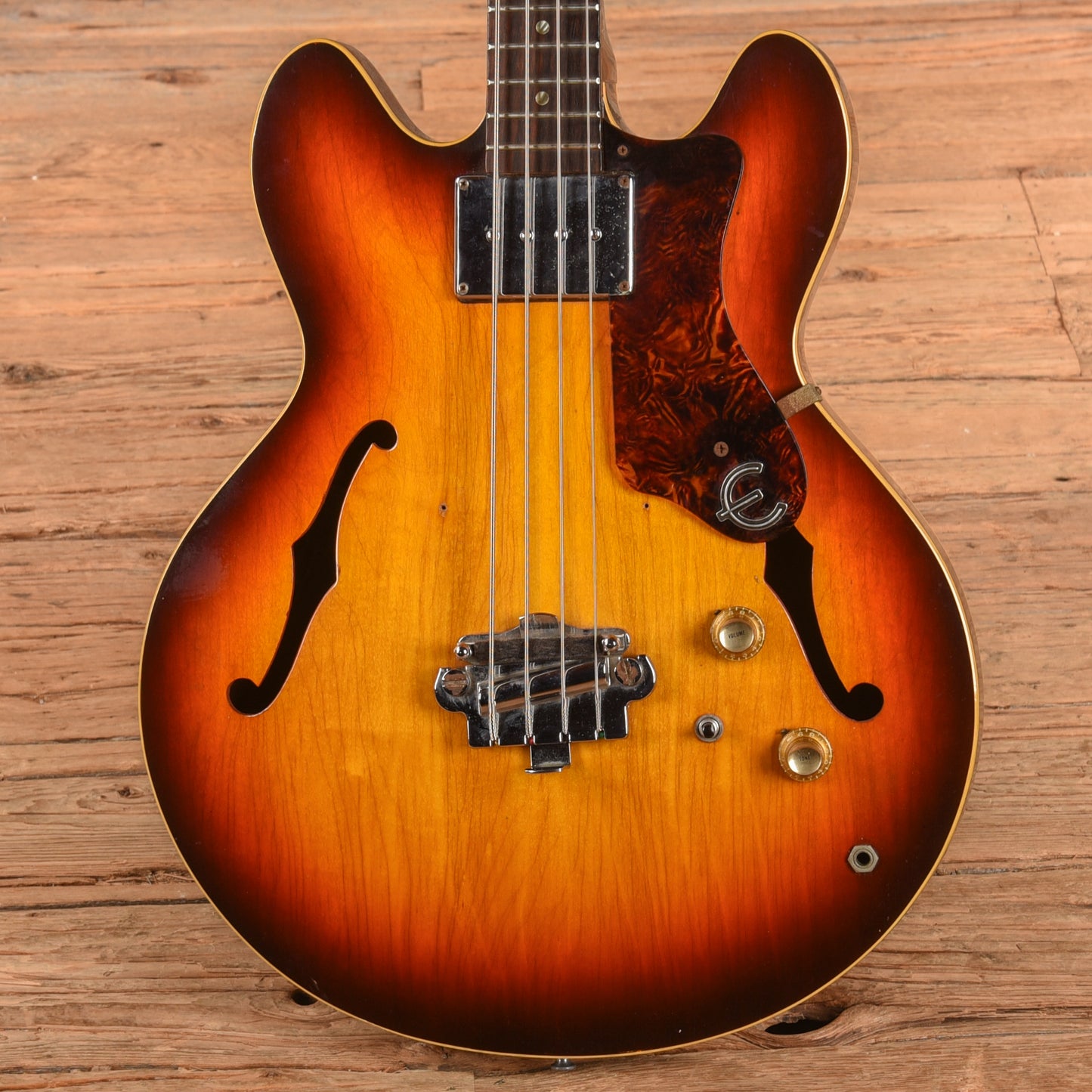 Epiphone Rivoli Sunburst 1960s Bass Guitars