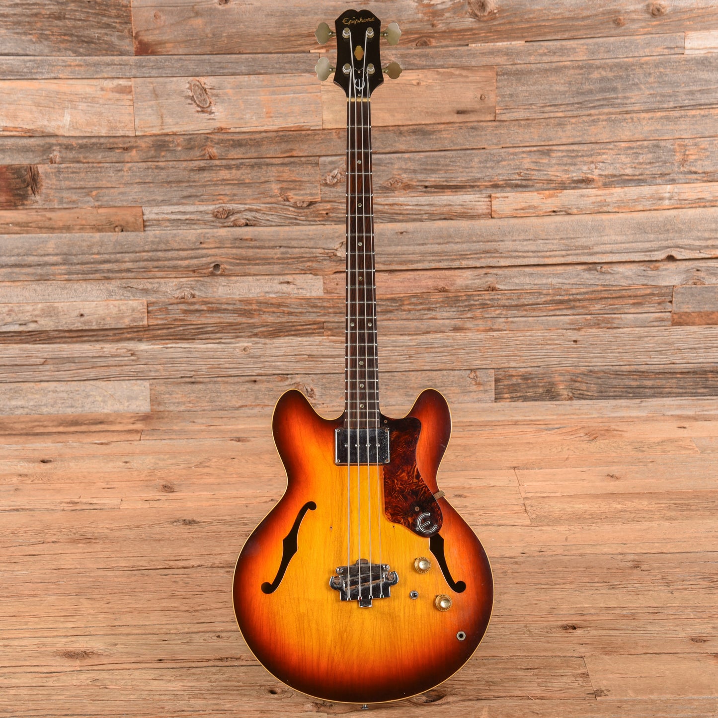 Epiphone Rivoli Sunburst 1960s Bass Guitars
