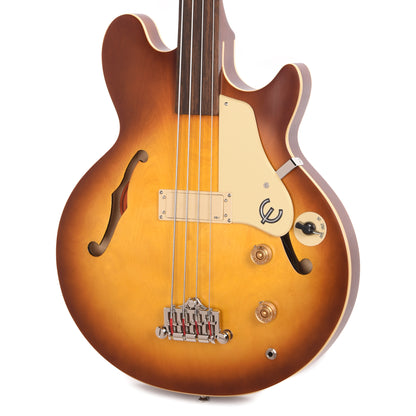 Epiphone Artist Jack Casady Fretless Bass Aged Royal Tan Bass Guitars / Fretless