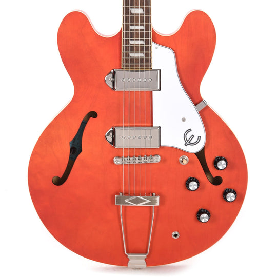 Epiphone Casino Worn Sunrise Orange Electric Guitars / Archtop