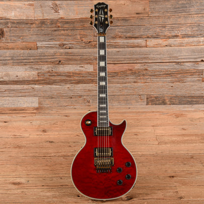 Epiphone Alex Lifeson Signature Les Paul Custom Axcess Ruby 2023 Electric Guitars