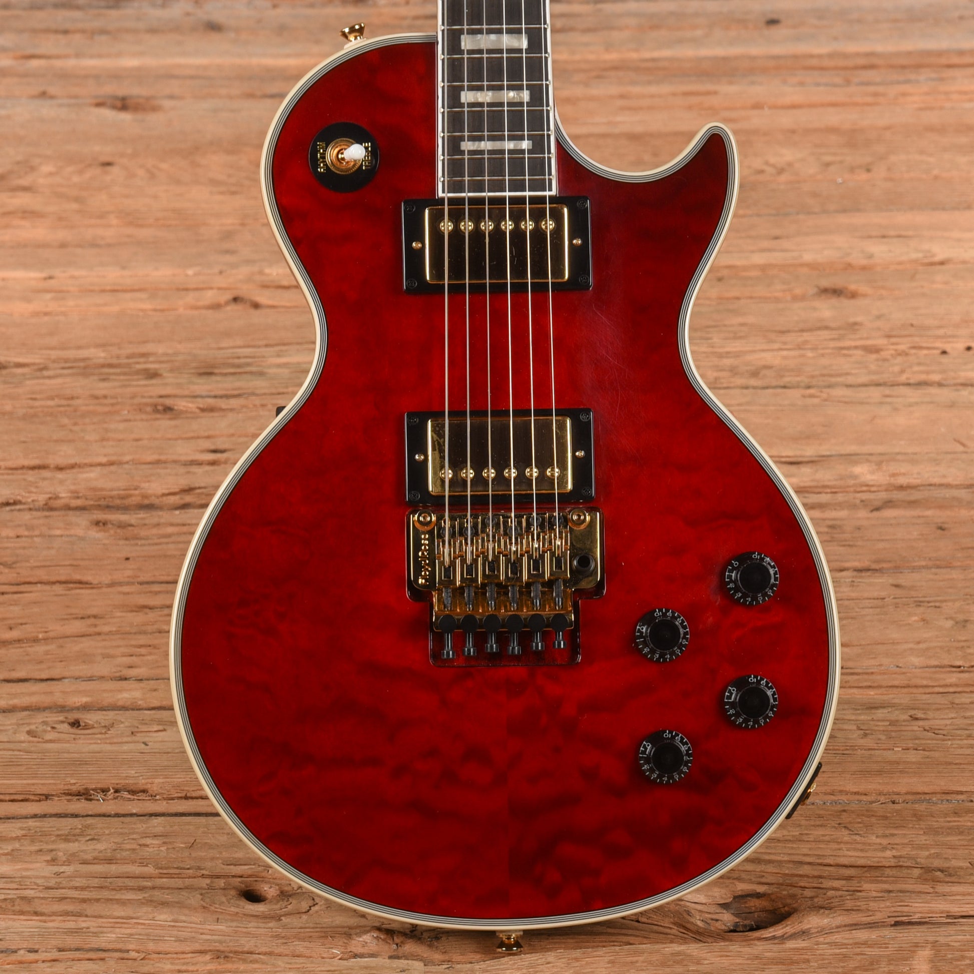 Epiphone Alex Lifeson Signature Les Paul Custom Axcess Ruby 2023 Electric Guitars