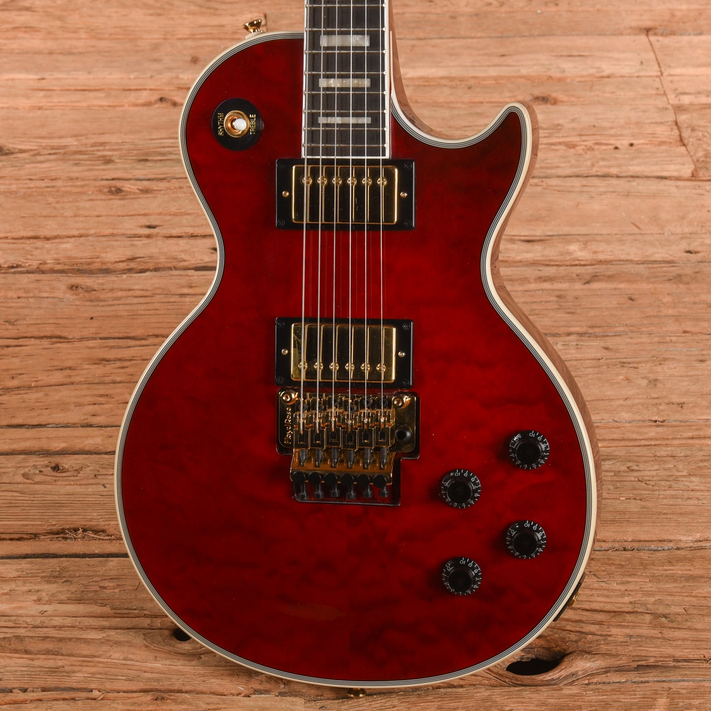 Epiphone Alex Lifeson Signature Les Paul Custom Axcess Ruby 2023 Electric Guitars