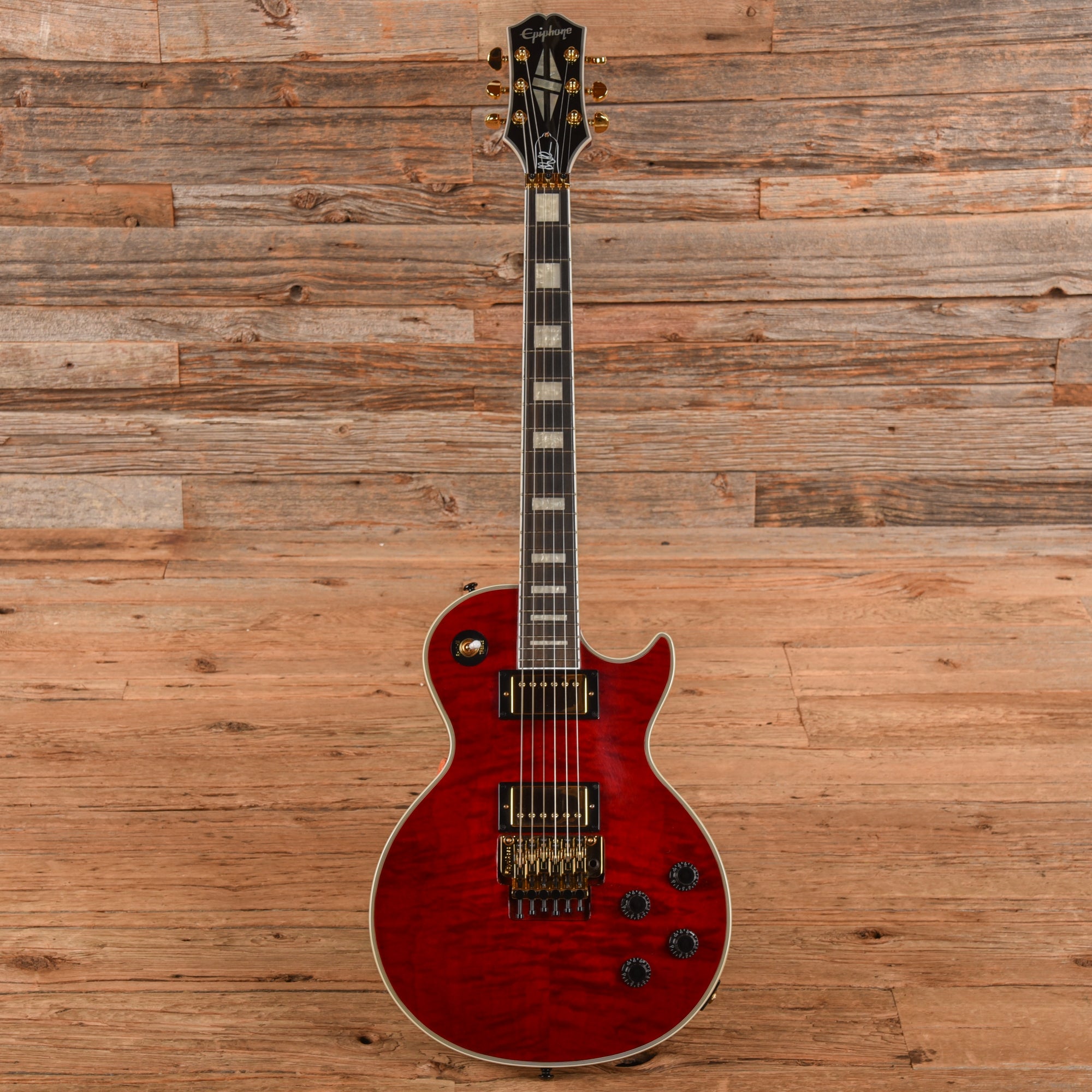 Epiphone Alex Lifeson Signature Les Paul Custom Axcess Ruby 2023 Electric Guitars