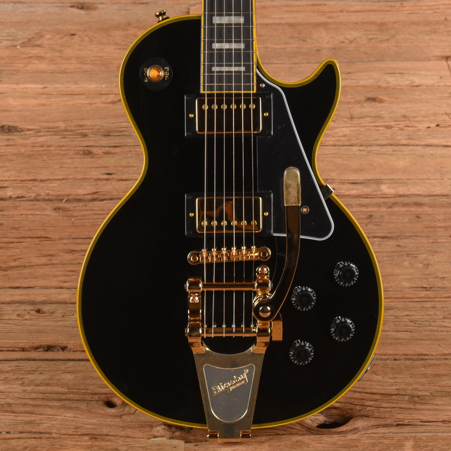 Epiphone Artist Joe Bonamassa ‘59 Les Paul Custom Antique Ebony w/Nerdville Hardshell Case Electric Guitars