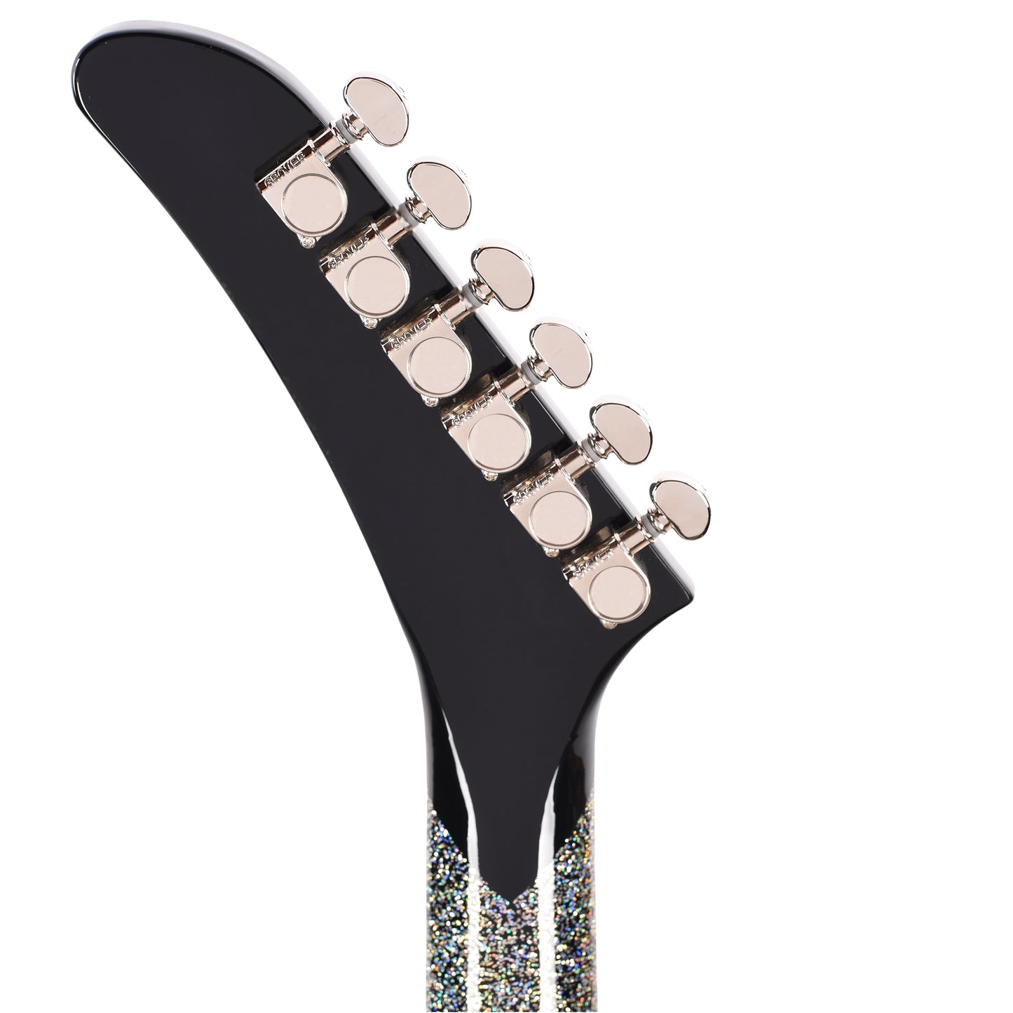 Epiphone Artist Lzzy Hale Explorer Custom Black Diamond Holographic Sparkle Electric Guitars
