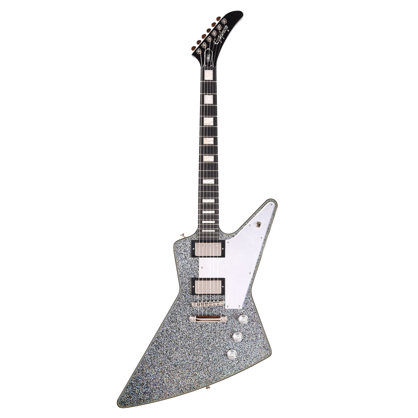 Epiphone Artist Lzzy Hale Explorer Custom Black Diamond Holographic Sparkle Electric Guitars