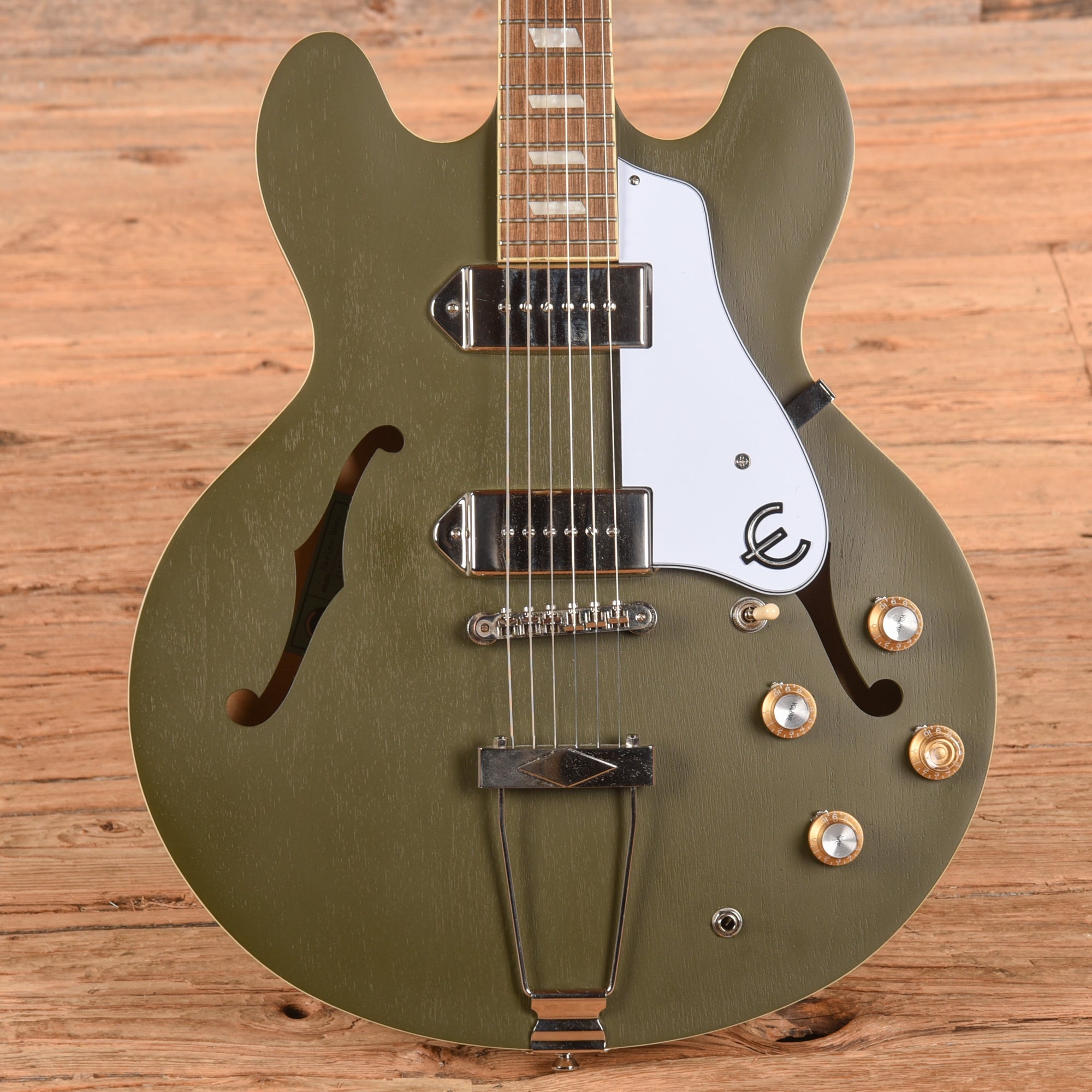 Epiphone Casino Worn Olive Drab 2021 Electric Guitars