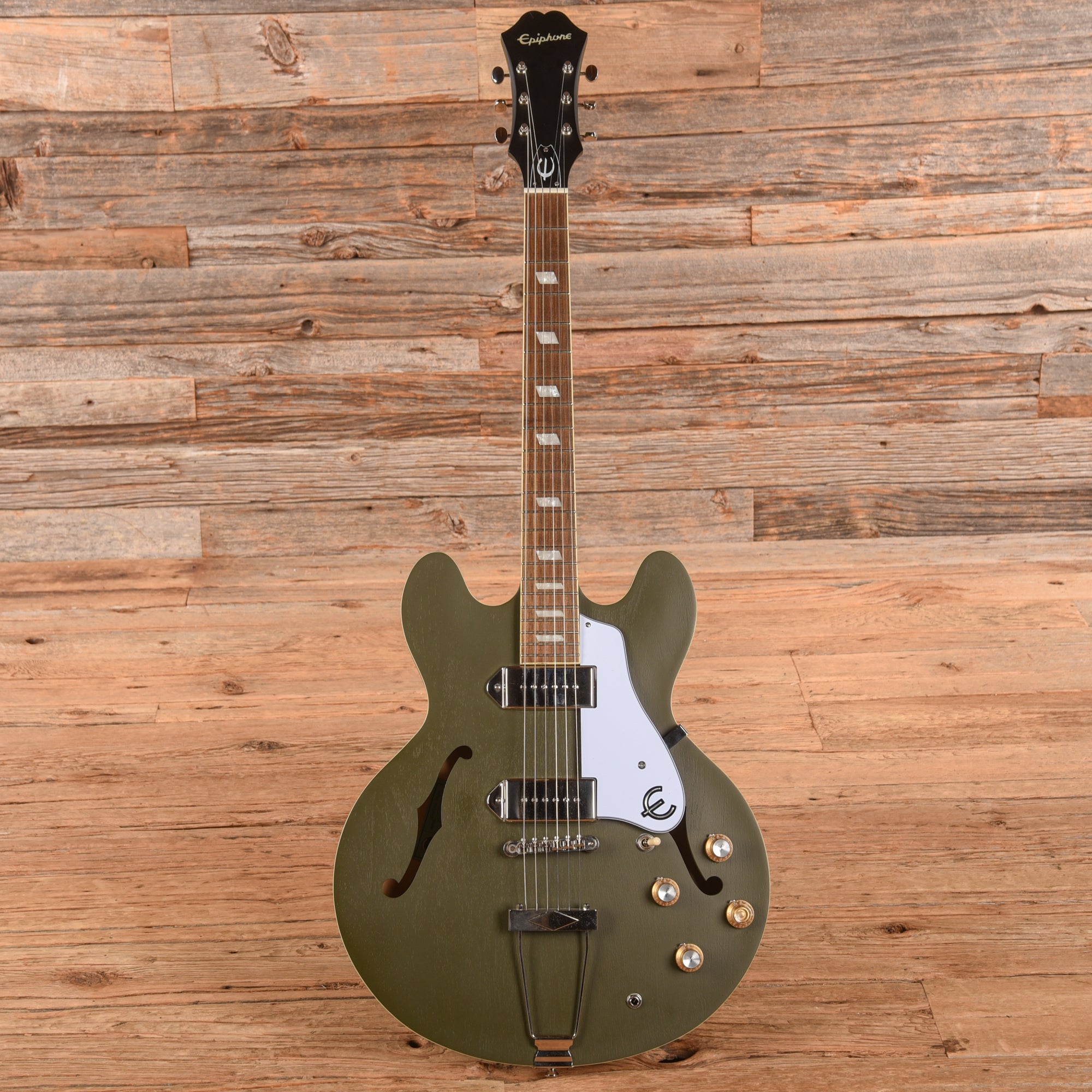 Epiphone Casino Worn Olive Drab 2021 Electric Guitars