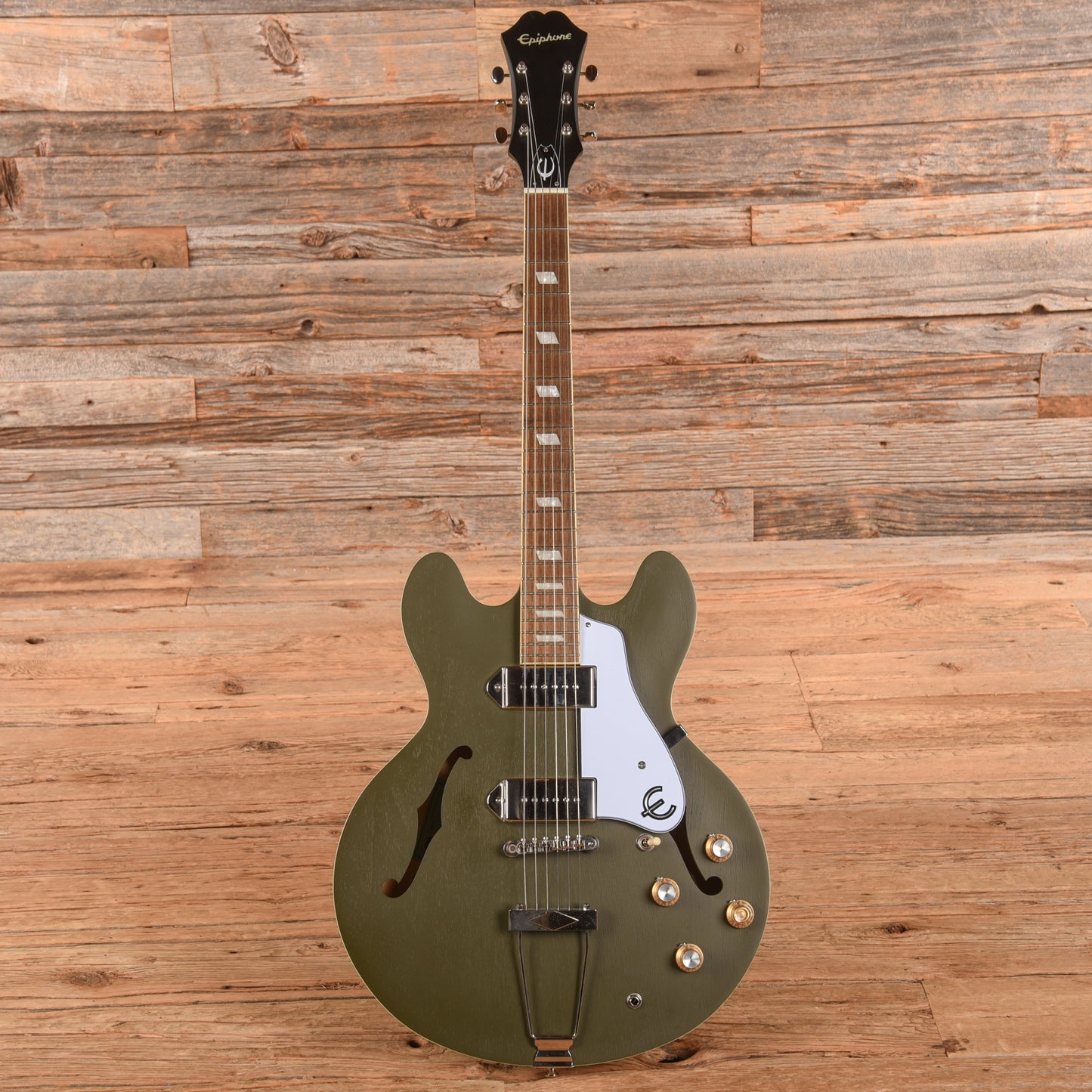 Epiphone Casino Worn Olive Drab 2021 Electric Guitars