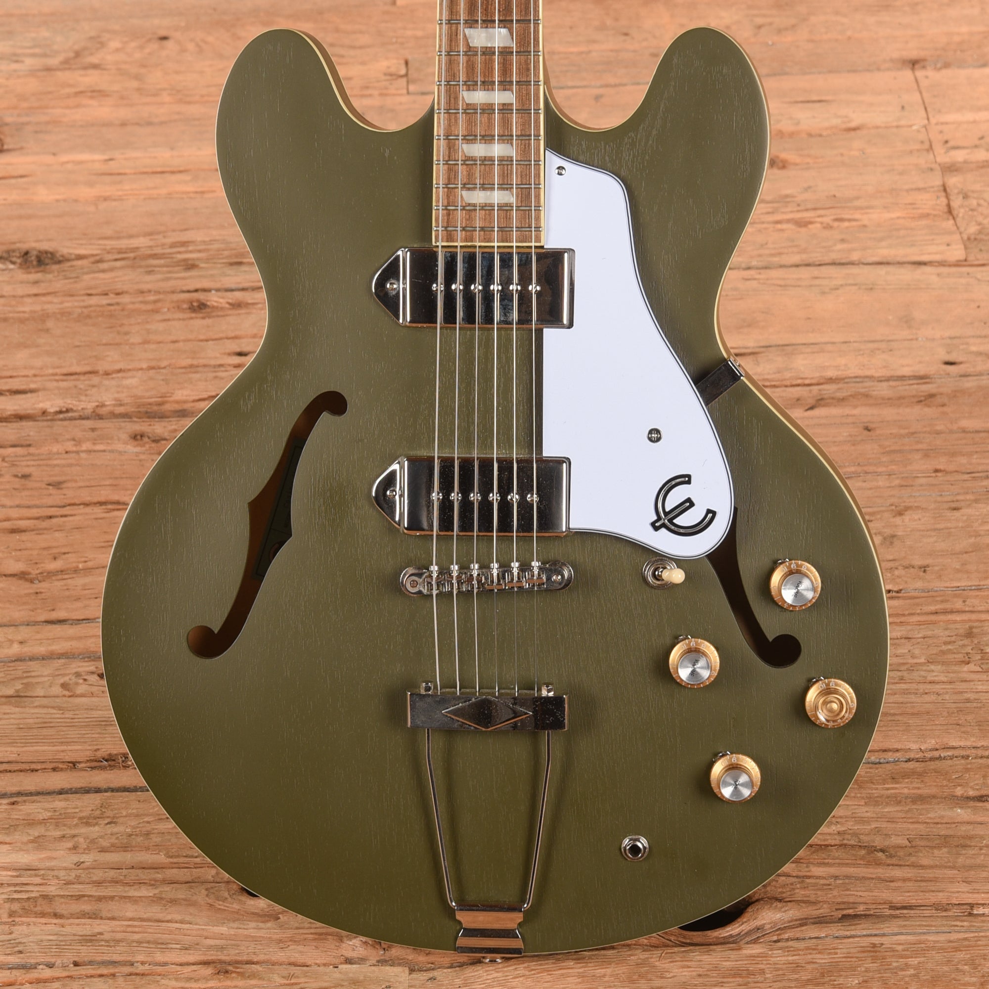 Epiphone Casino Worn Olive Drab 2021 Electric Guitars