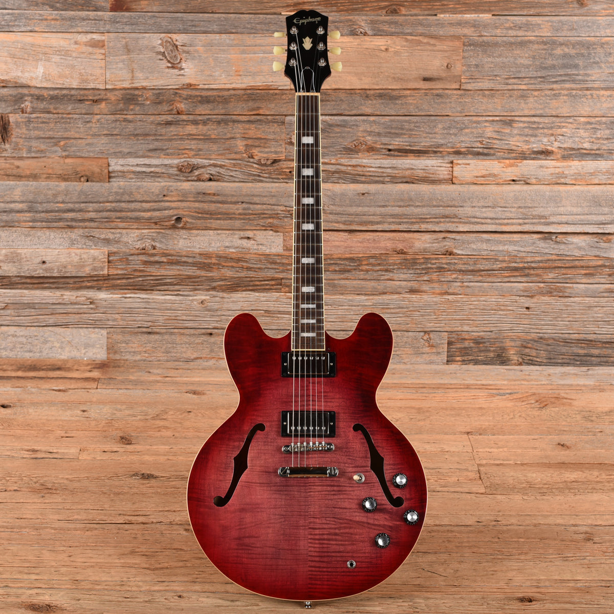 Epiphone ES-335 Figured IG Berry Burst 2021 Electric Guitars