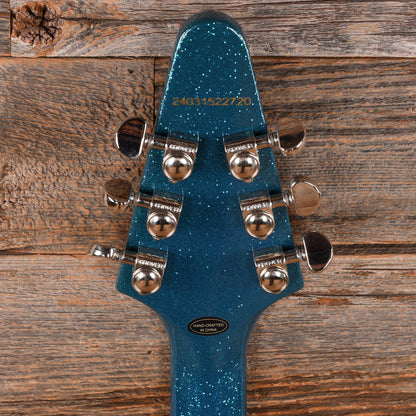Epiphone Flying V Blue Sparkle 2024 Electric Guitars