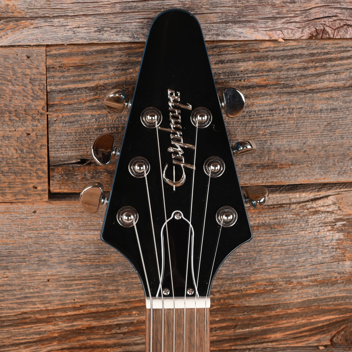 Epiphone Flying V Blue Sparkle 2024 Electric Guitars