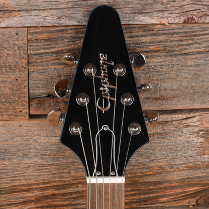 Epiphone Flying V Blue Sparkle 2024 Electric Guitars