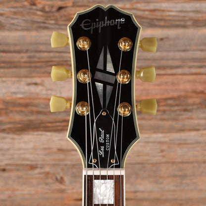 Epiphone G-400 Les Paul Custom Antique Ivory 2001 Electric Guitars
