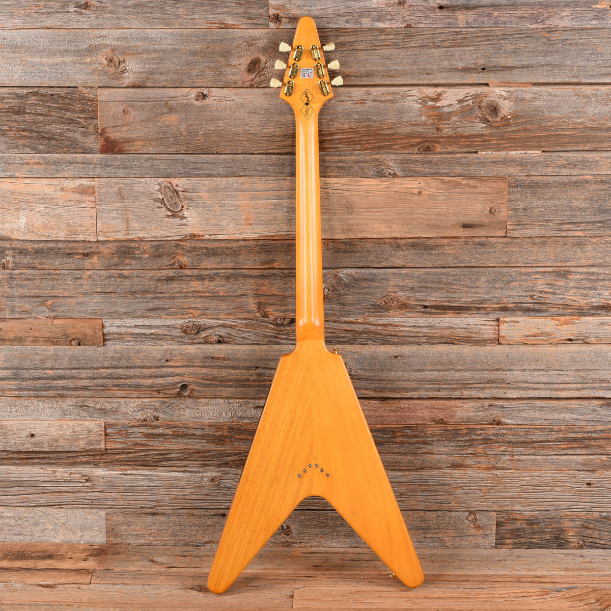 Epiphone Inpsired by Gibson Custom 58 Korina Flying V Korina 2022 Electric Guitars