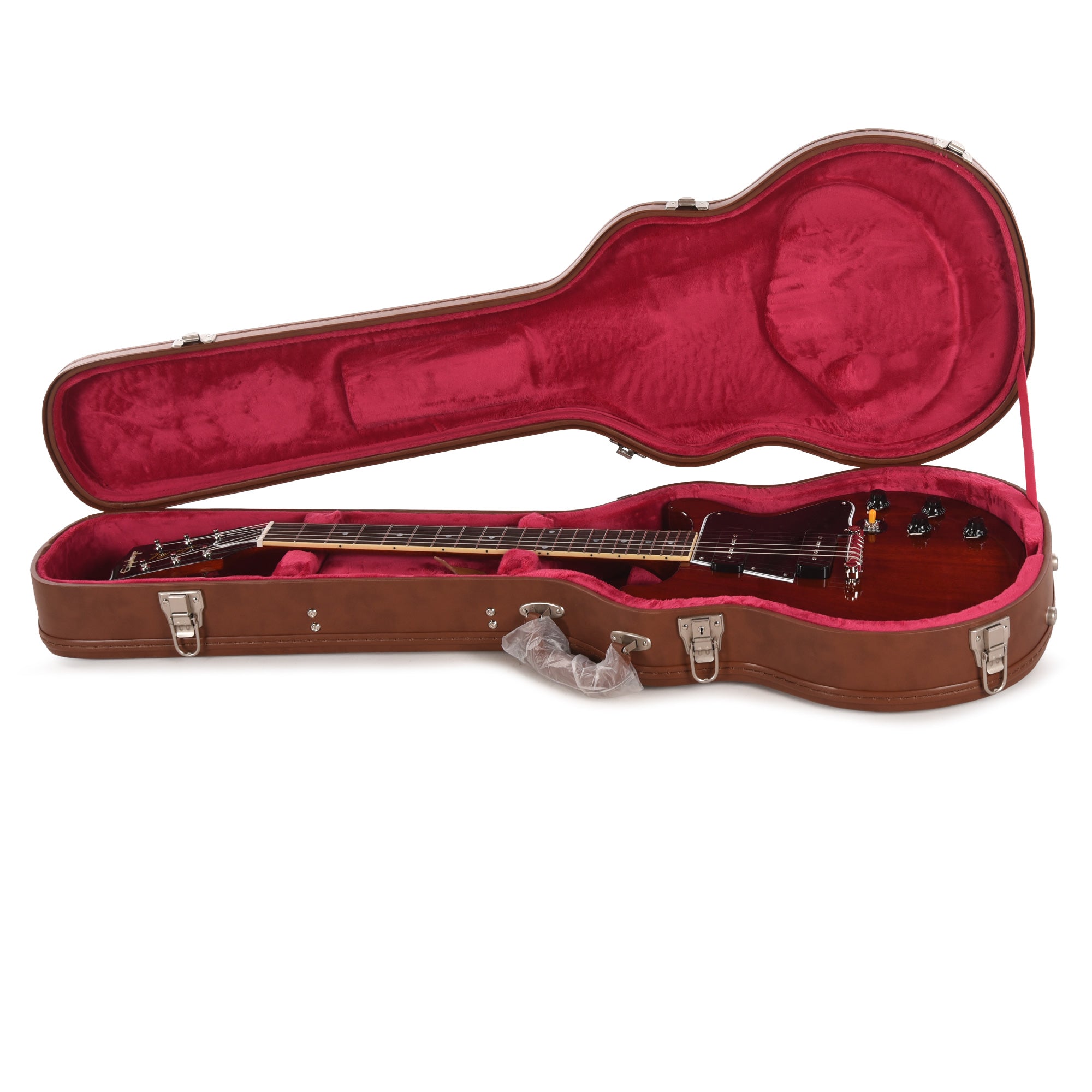 Epiphone Inspired by Gibson 1960 Les Paul Special Double Cut Reissue Cherry Red Electric Guitars