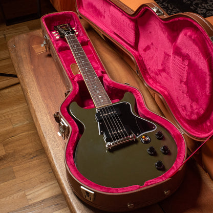 Epiphone Inspired by Gibson Custom 1960 Les Paul Special Double Cut Reissue Olive Drab w/Gibson Custom Underwound P-90 Soapbars Electric Guitars